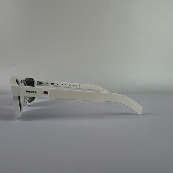 Prada Men's SPR09X SPR/09/X 4AO-5S0 White Square Sunglasses 53mm - Picture 9 of 16